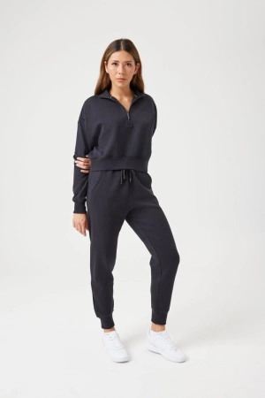 INSPORT WOMEN'S CARLA QUARTER ZIP TOP MIDNIGHT NAVY