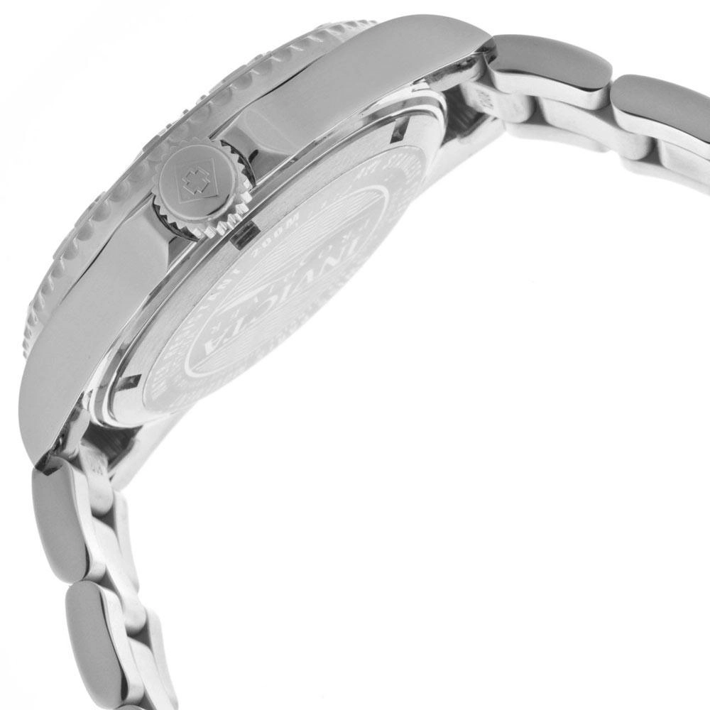 Invicta 12819 Women's Steel Bracelet Swiss Quartz Pro Diver Diamond Silver Dial Date Watch