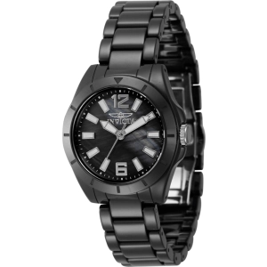 Invicta Women's Quartz Watch - Ceramics Black Mother Of Pearl Dial Bracelet | 47316