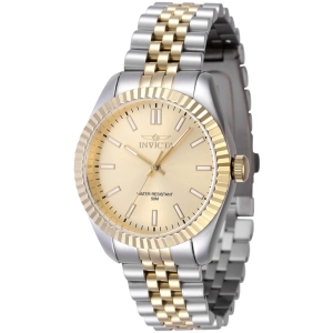 Invicta Women's Quartz Watch - Specialty Gold Tone Dial Two Tone Bracelet | 47503
