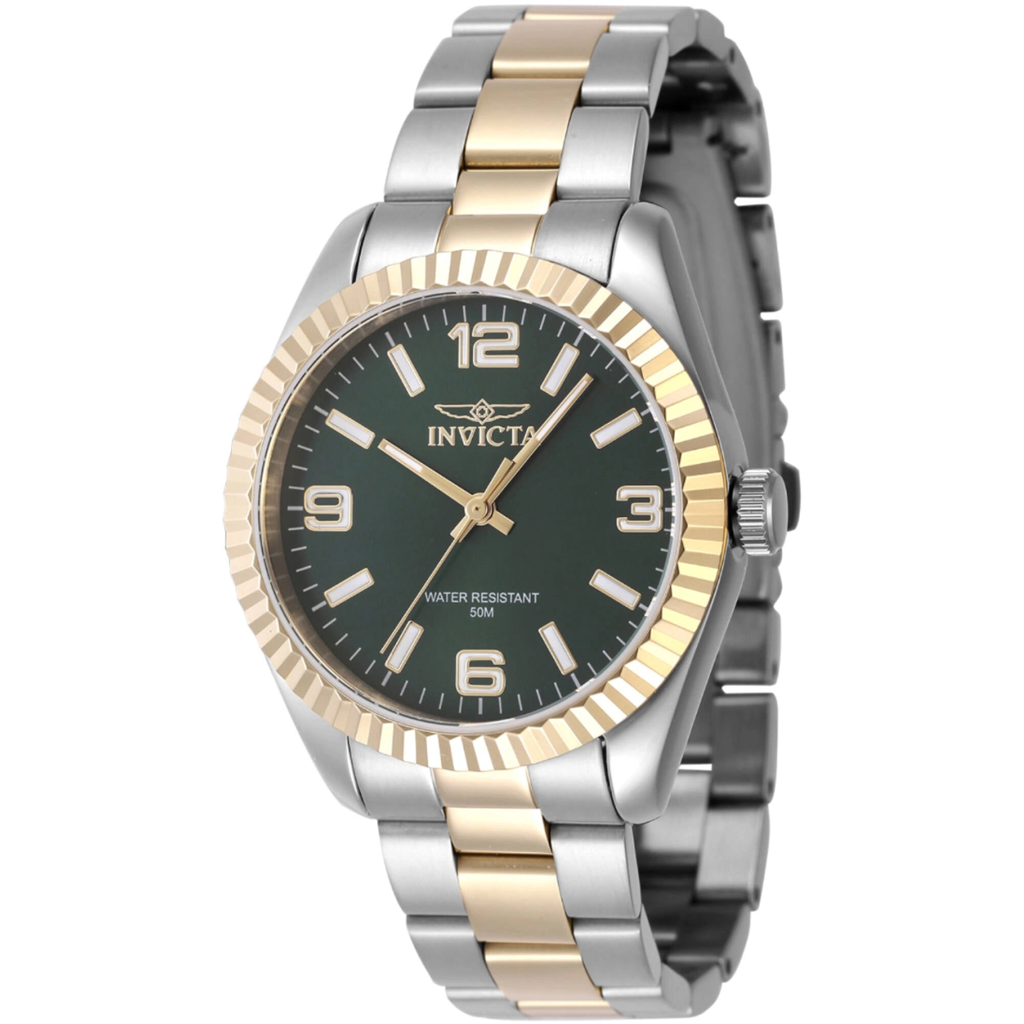 Invicta Women's Quartz Watch - Specialty Green Dial Two Tone Bracelet | 47470