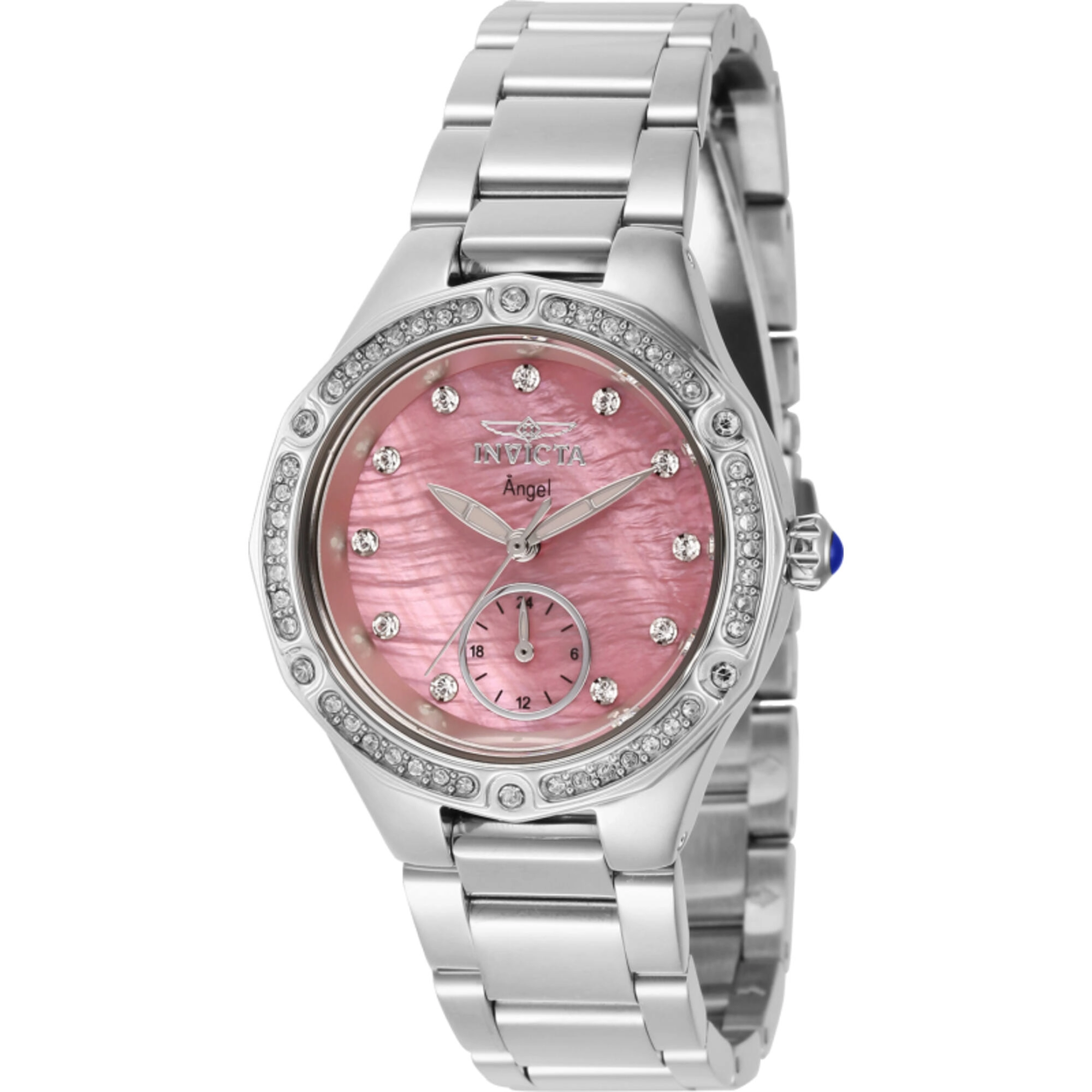Invicta Women's Watch - Angel Chronograph Pink Mother of Pearl Dial Bracelet | 40373