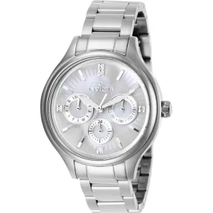 Invicta Women's Watch - Angel Quartz Silver Tone Oyster Dial Steel Bracelet | 28656