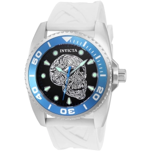 Invicta Women's Watch - Artist Rotating Bezel White Silicone Strap Quartz | 22198