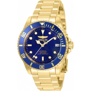 Invicta Women's Watch - Pro Diver Automatic Blue Dial Yellow Gold Bracelet | 35711