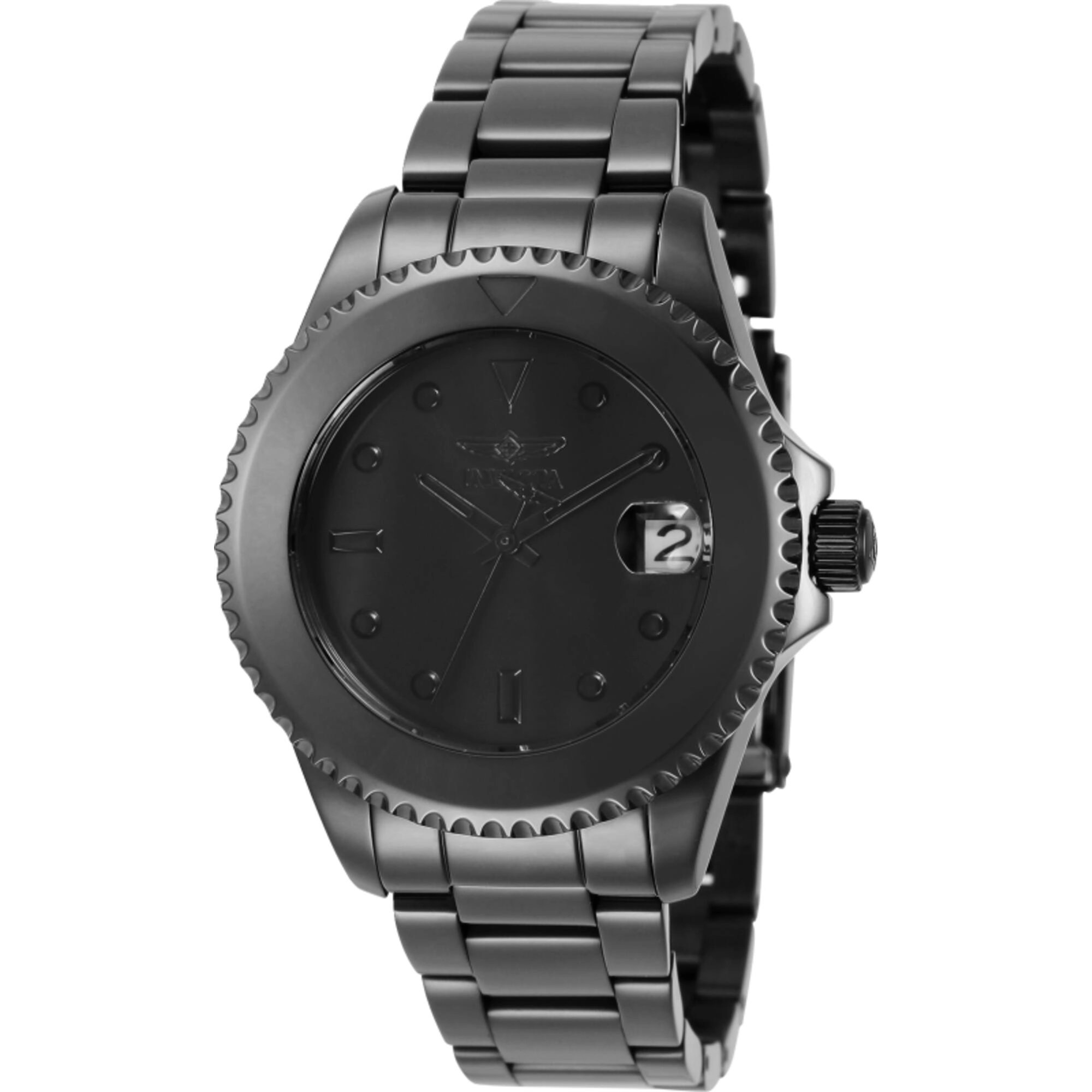 Invicta Women's Watch - Pro Diver Date Automatic Black Dial Steel Bracelet | 35042
