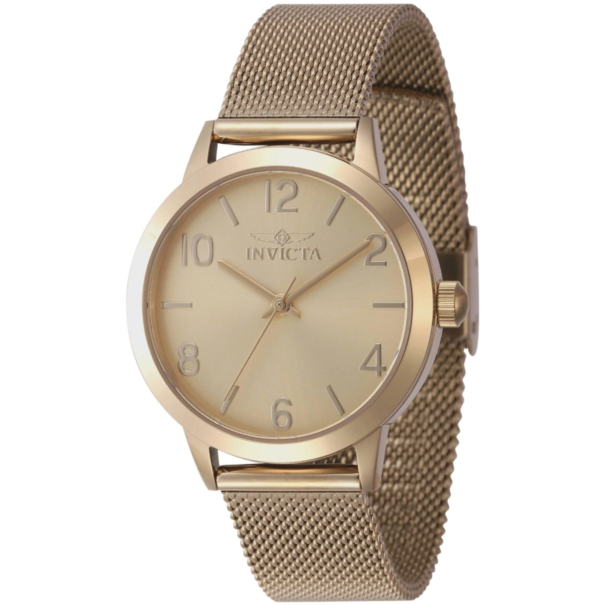 Invicta Women's Watch Set - Wildflower Quartz Yellow Gold Mesh Bracelet | 47275