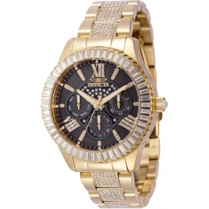Invicta Women's Watch - Specialty Chronograph Crystal Charcoal Dial Bracelet | 44244