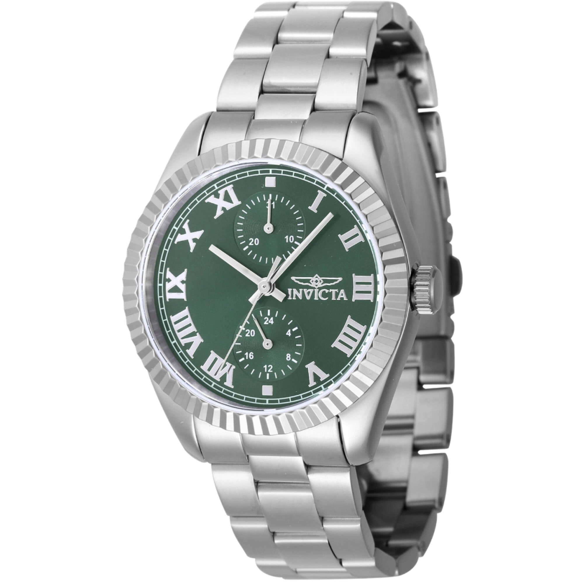 Invicta Women's Watch - Specialty Quartz Green Dial Stainless Steel Bracelet | 47436