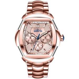 Invicta Women's Watch - Vintage Chronograph Rose Gold Tone Dial Bracelet | 41612