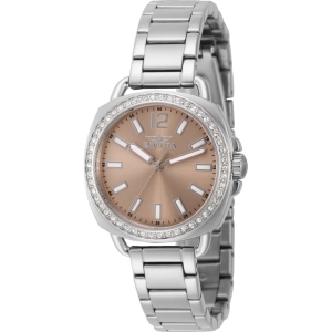 Invicta Women's Watch - Wildflower Light Pink Dial Silver Bracelet Crystals | 46341