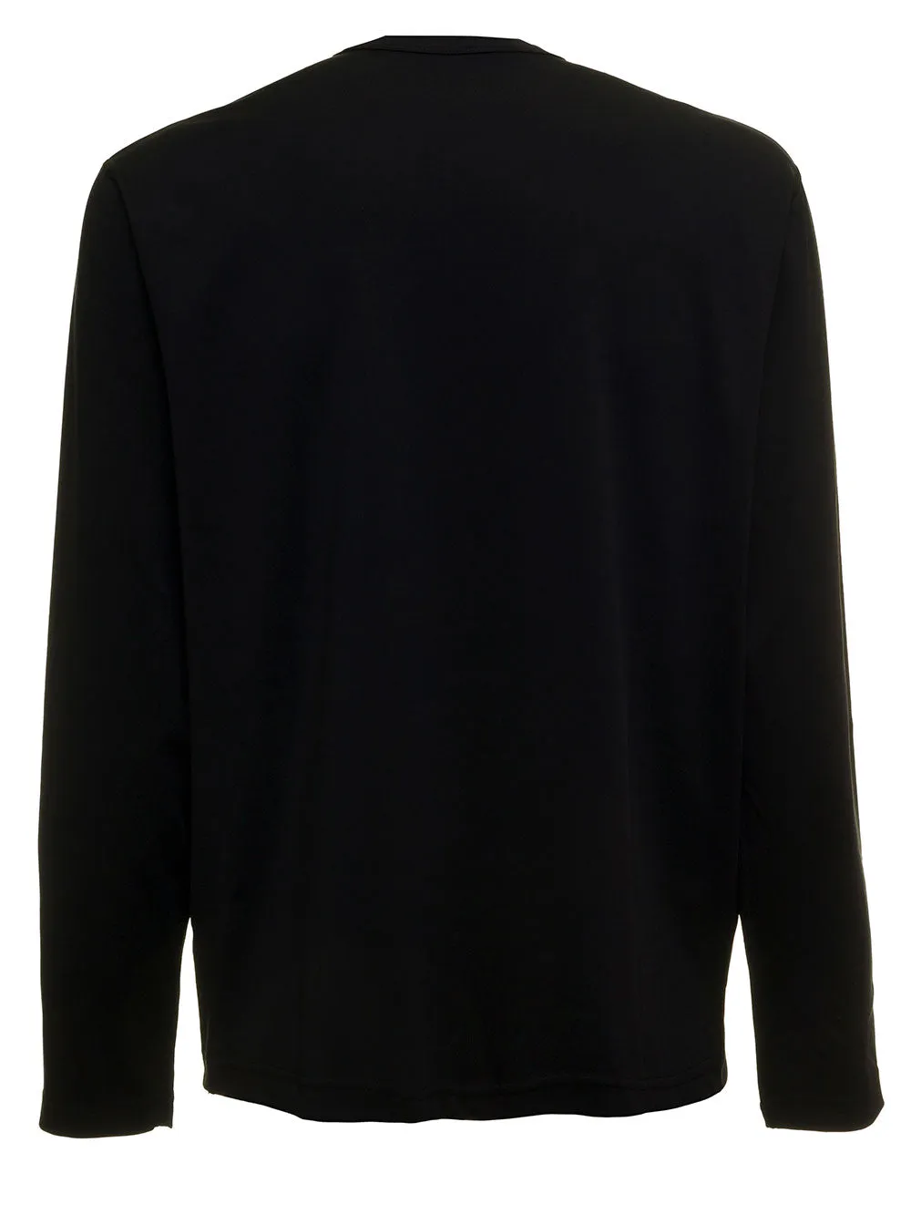 Jil Sander  Logo Printed Straight Hem Jersey Top