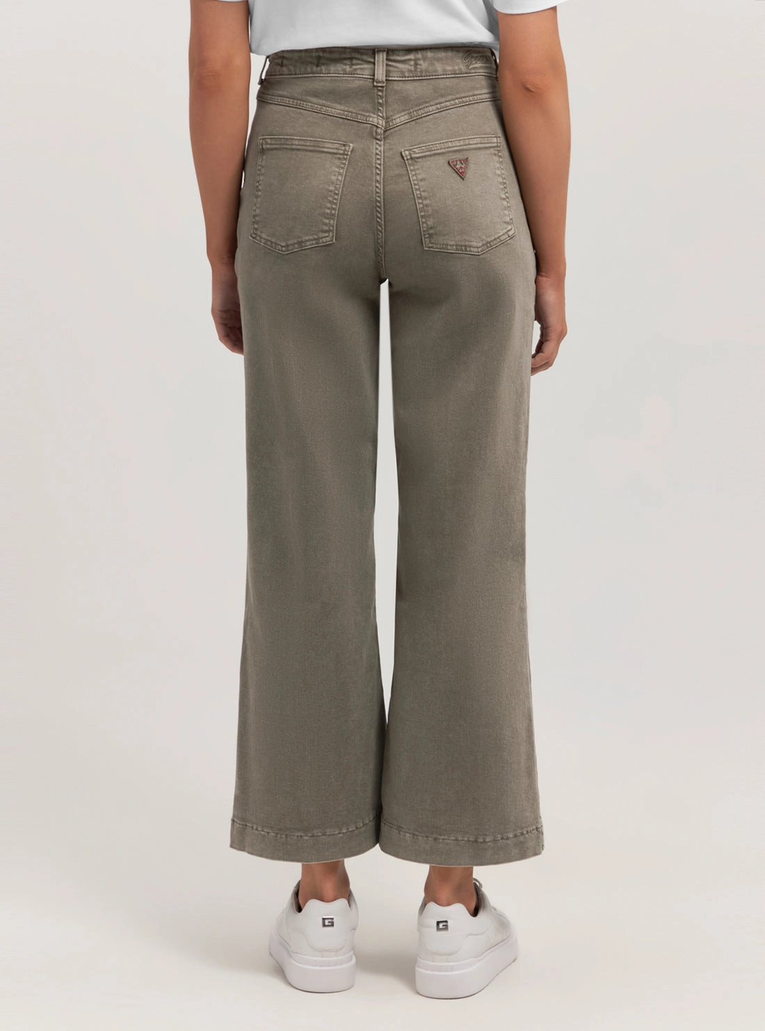 Khaki Darma Wide Leg Pant