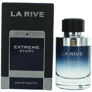 La Rive Men's Eau De Toilette - Extreme Story Fresh Spicy Fragrance Notes, 2.5 oz