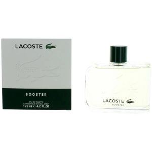 Lacoste Men's EDT Spray - Booster Vetiver, Sandalwood and Cedar Base Notes, 4.2 oz
