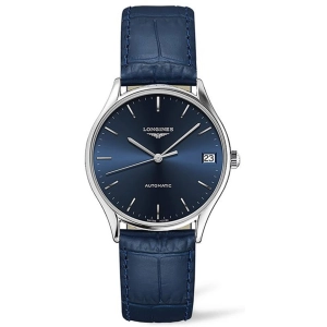 Longines Women's Watch - Lyre Automatic Power Reserve Blue Leather Strap | L43614922
