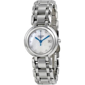 Longines Women's Watch - Primaluna Quartz White Dial Silver Tone Bracelet | L81104876