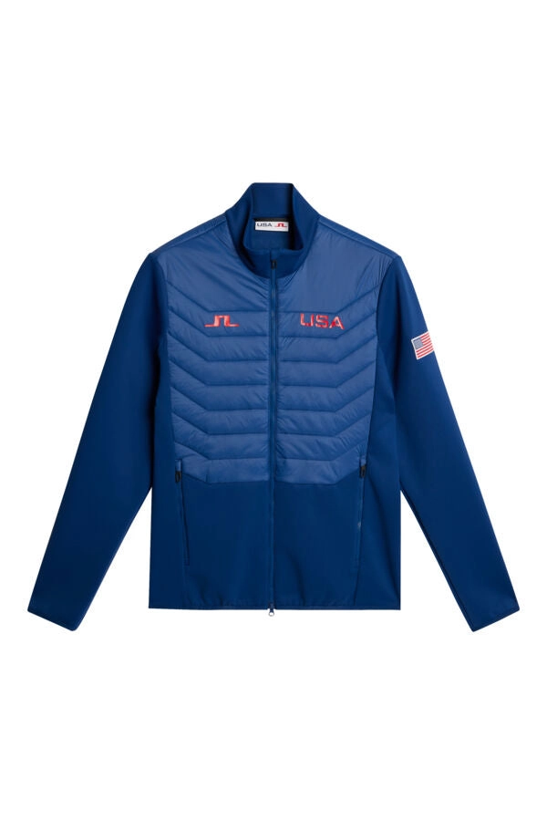 Maurice Hybrid Jacket Estate Blue