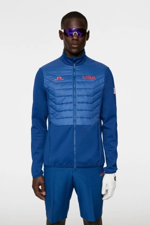 Maurice Hybrid Jacket Estate Blue