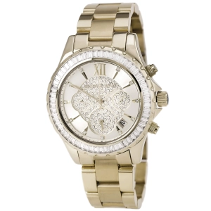 Michael Kors Women's Yellow Gold Steel Bracelet Watch - Madison Quartz | MK5810