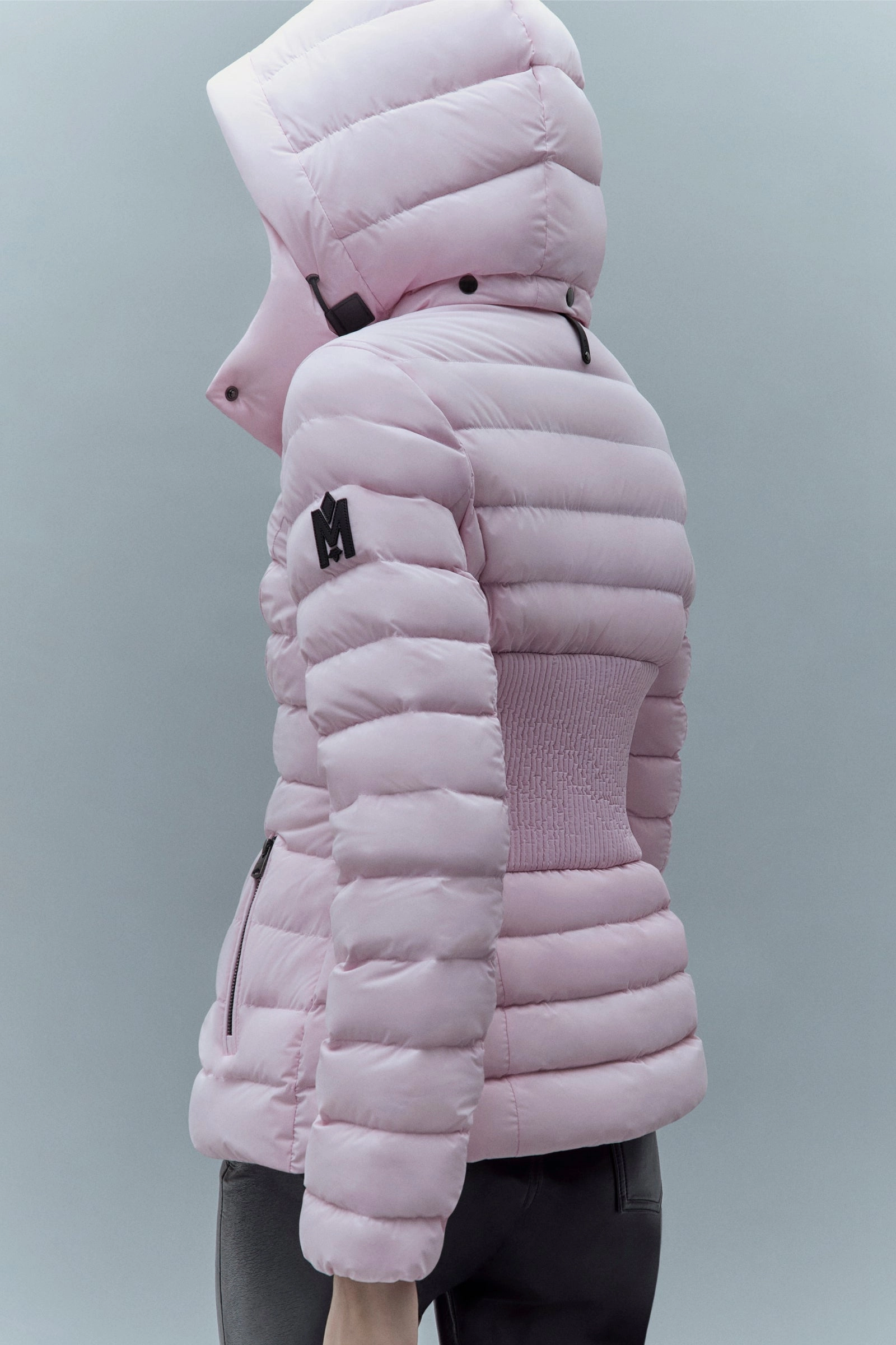 MICHI Agile-360 stretch light down jacket with hood Bright Pink