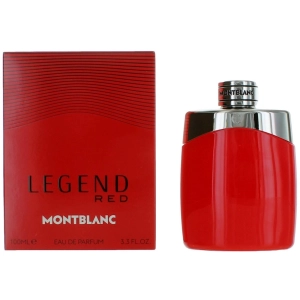 Montblanc Men's EDP Spray - Legend Red Blood Orange, Sage and Mahogany Notes, 3.3 oz