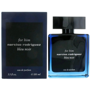 Narciso Rodriguez Men's EDP Spray - Bleu Noir Cardamom and Nutmeg Top Notes, 3.3 oz
