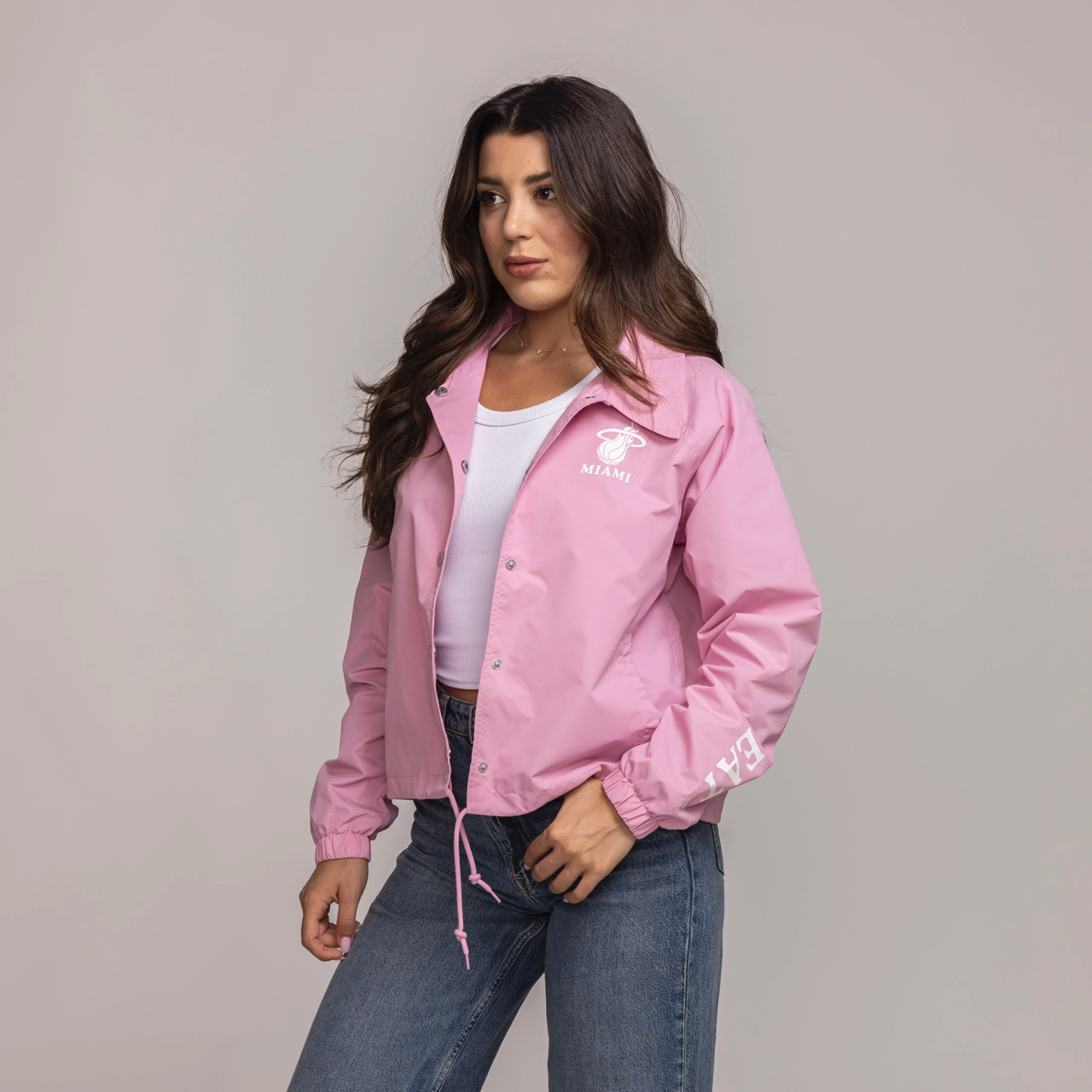 New Era Miami HEAT Original Vice Cropped Jacket