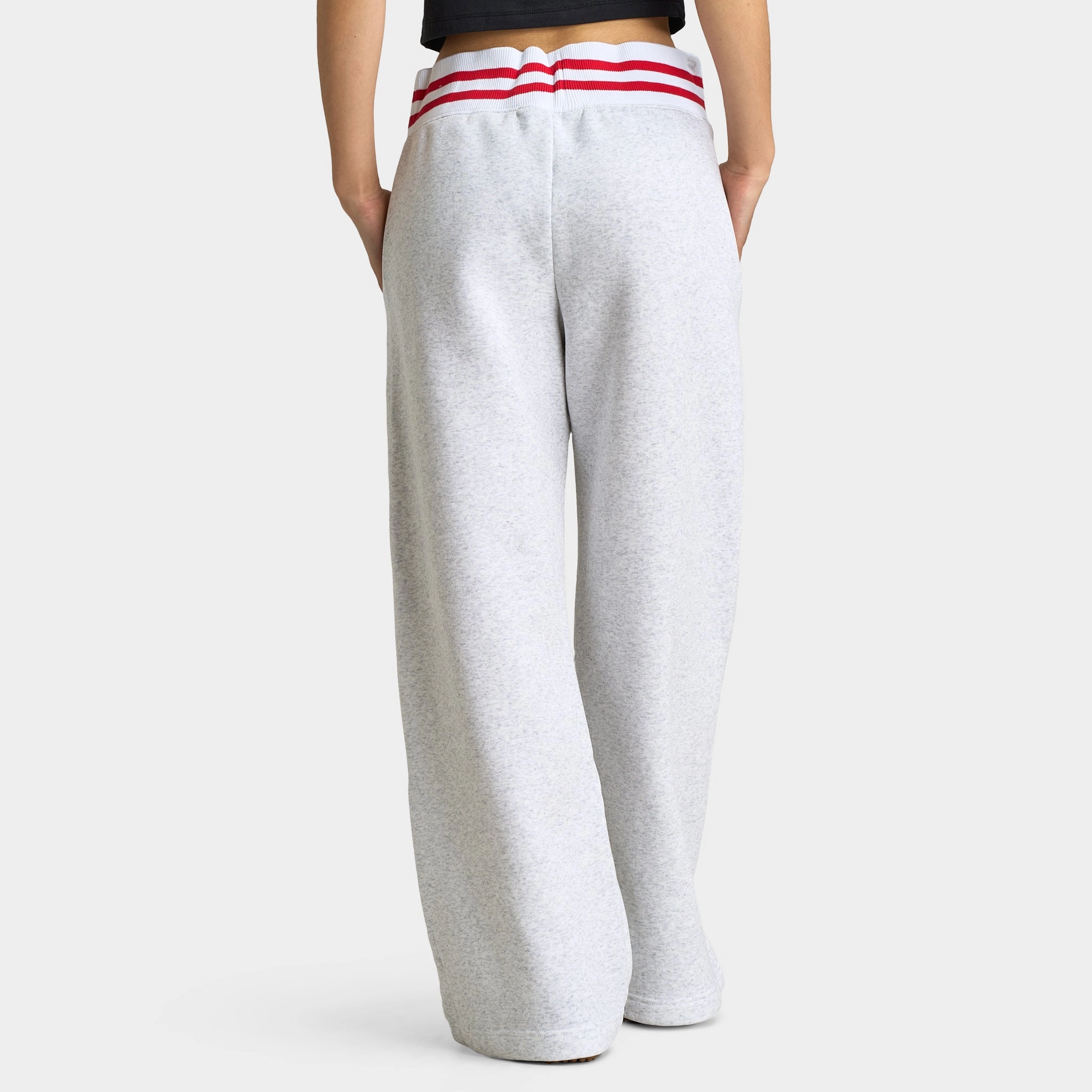Nike Sportswear Women's High-Waisted Graphic Wide-Leg Pants / Birch Heather