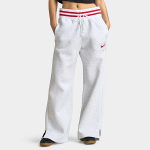 Nike Sportswear Women's High-Waisted Graphic Wide-Leg Pants / Birch Heather