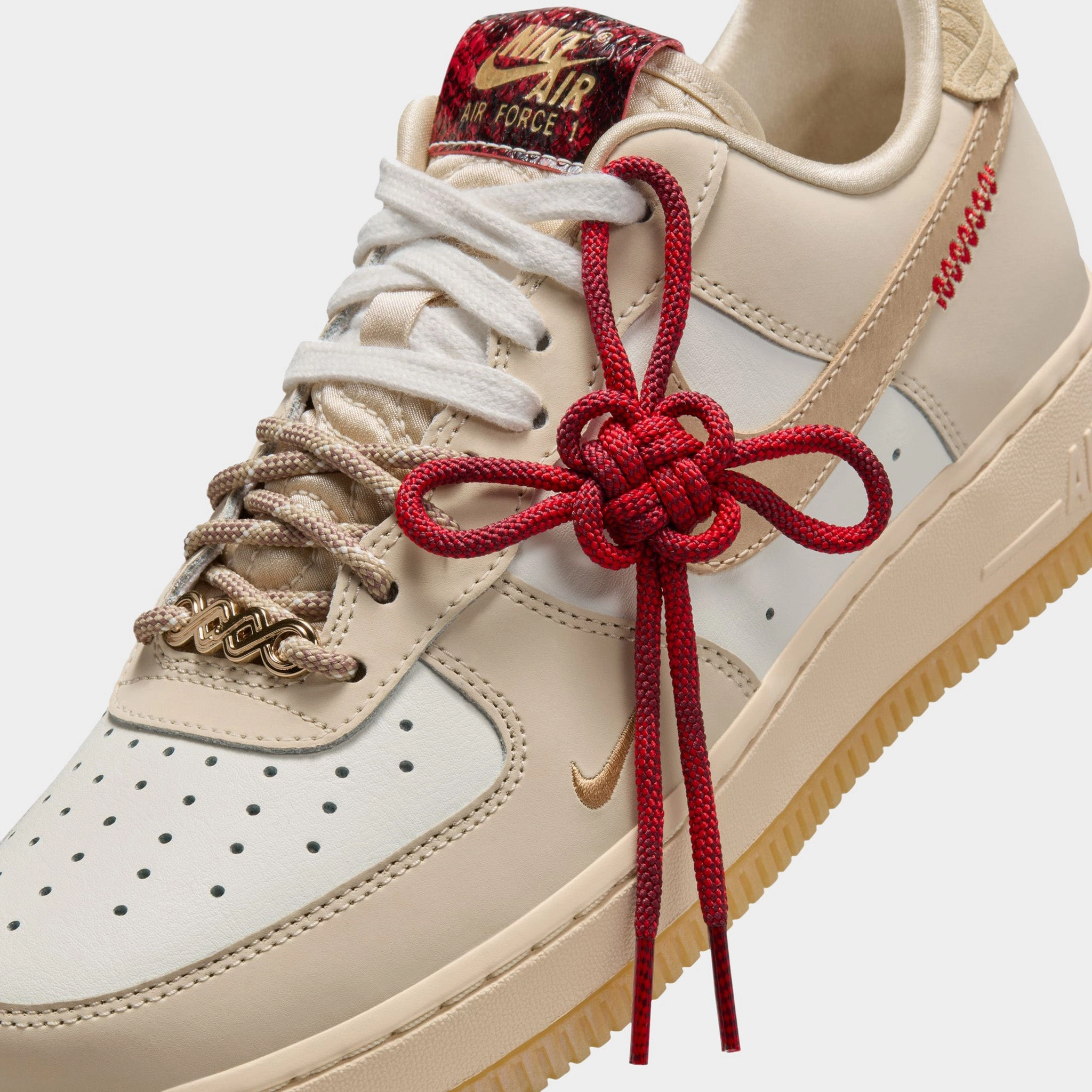 Nike Women's Air Force 1 '07 LX Sail / Team Gold - Light Khaki