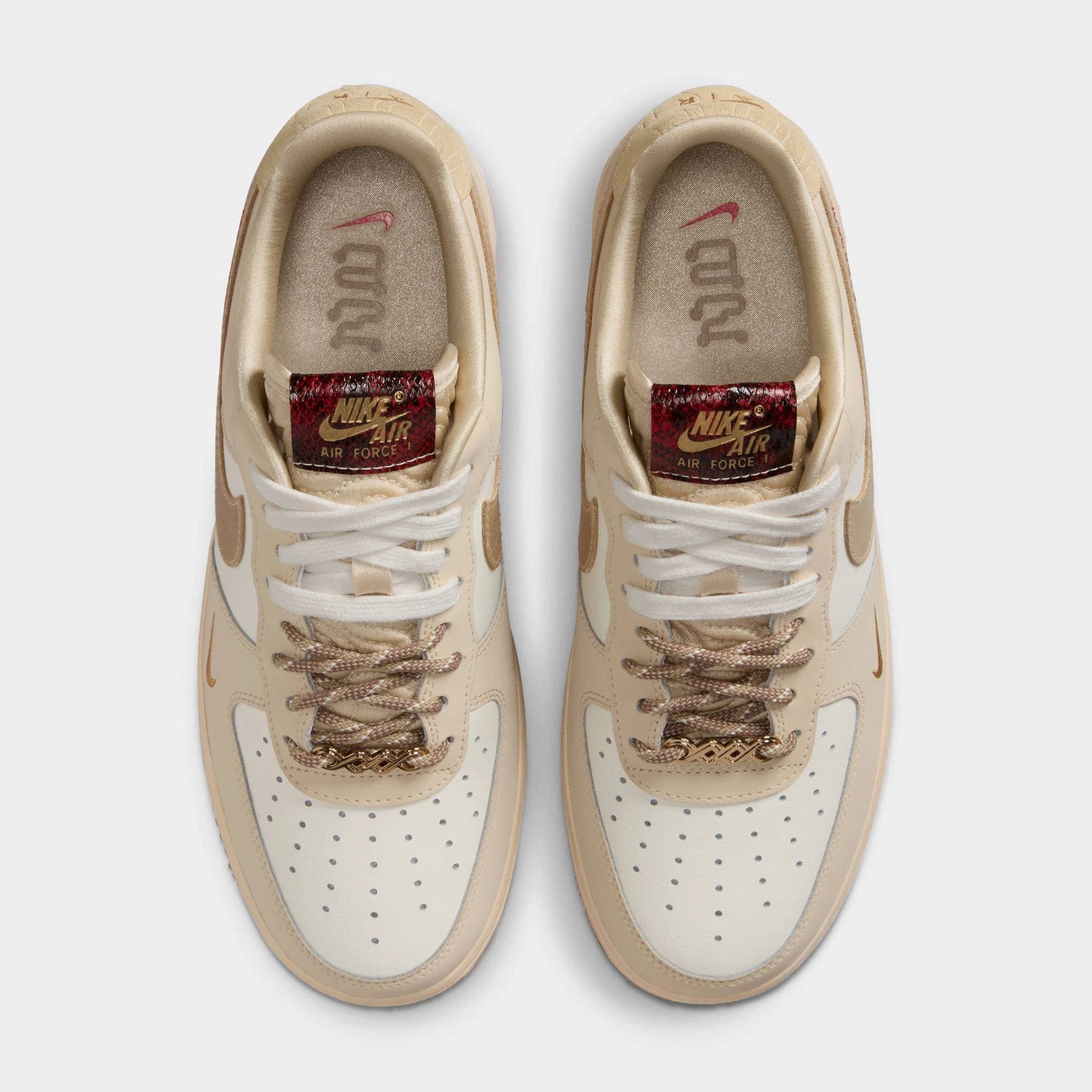Nike Women's Air Force 1 '07 LX Sail / Team Gold - Light Khaki