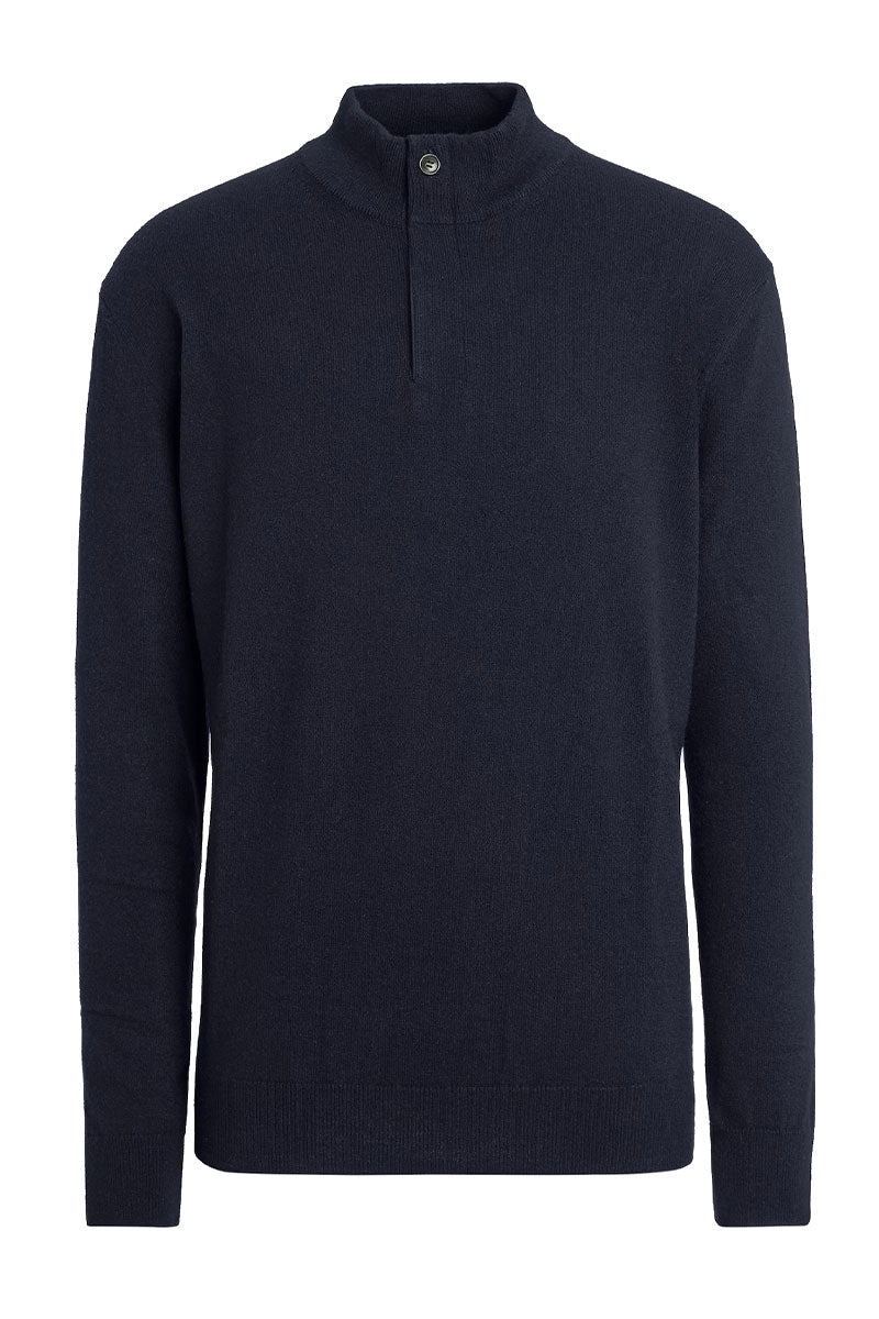 Oasi Cashmere Zip Mock Sweater