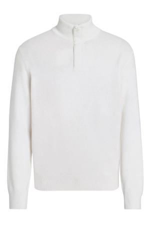 Oasi Cashmere Zip Mock Sweater