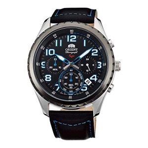 Orient Sporty Chronograph Black Dial Men's Watch FKV01004B0