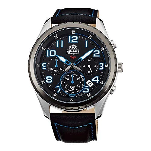 Orient Sporty Chronograph Black Dial Men's Watch FKV01004B0