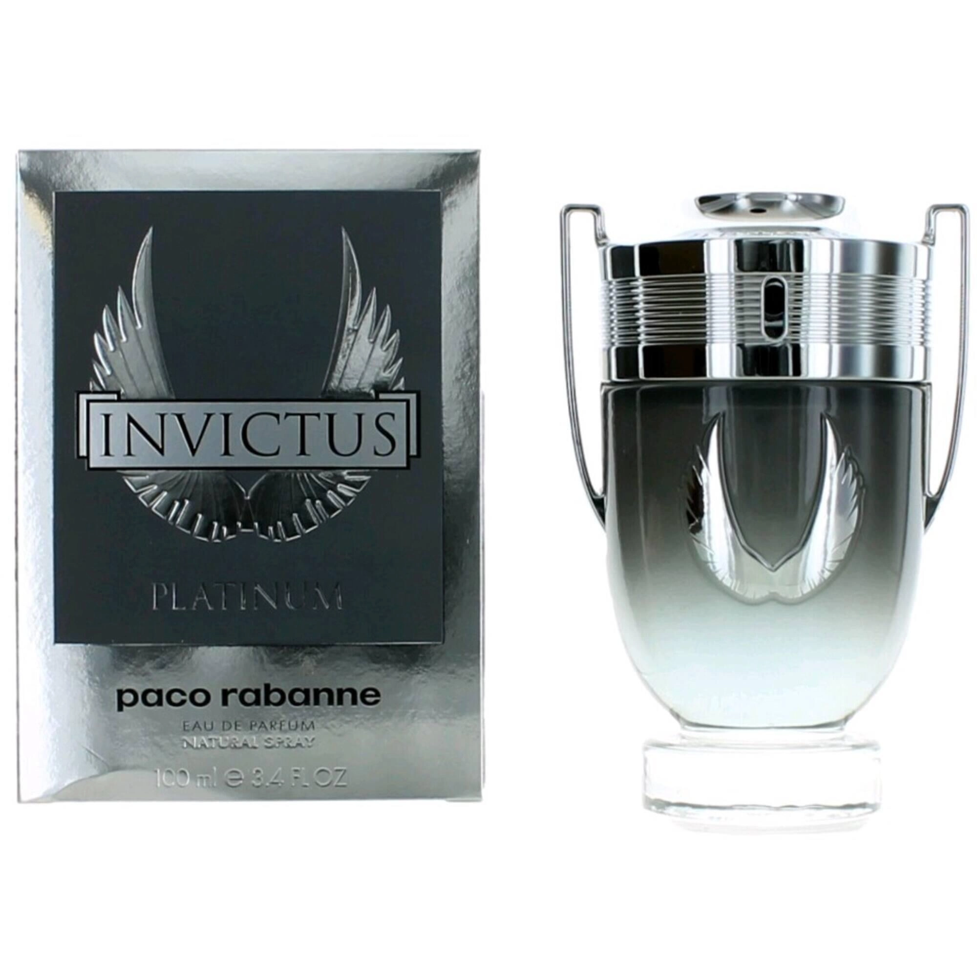 Paco Rabanne Men's Eau De Parfum Spray - Invictus Platinum, 3.4 oz