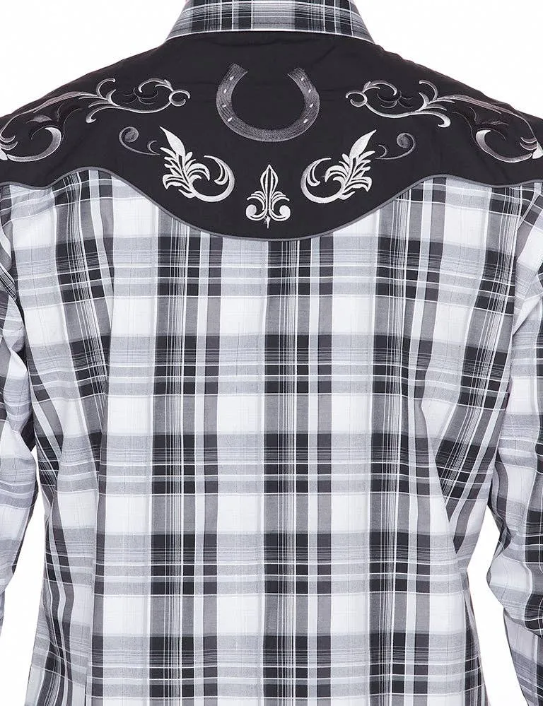 RODEO Clothing Men's Western Embroidery Cowboy Shirt PS500-529