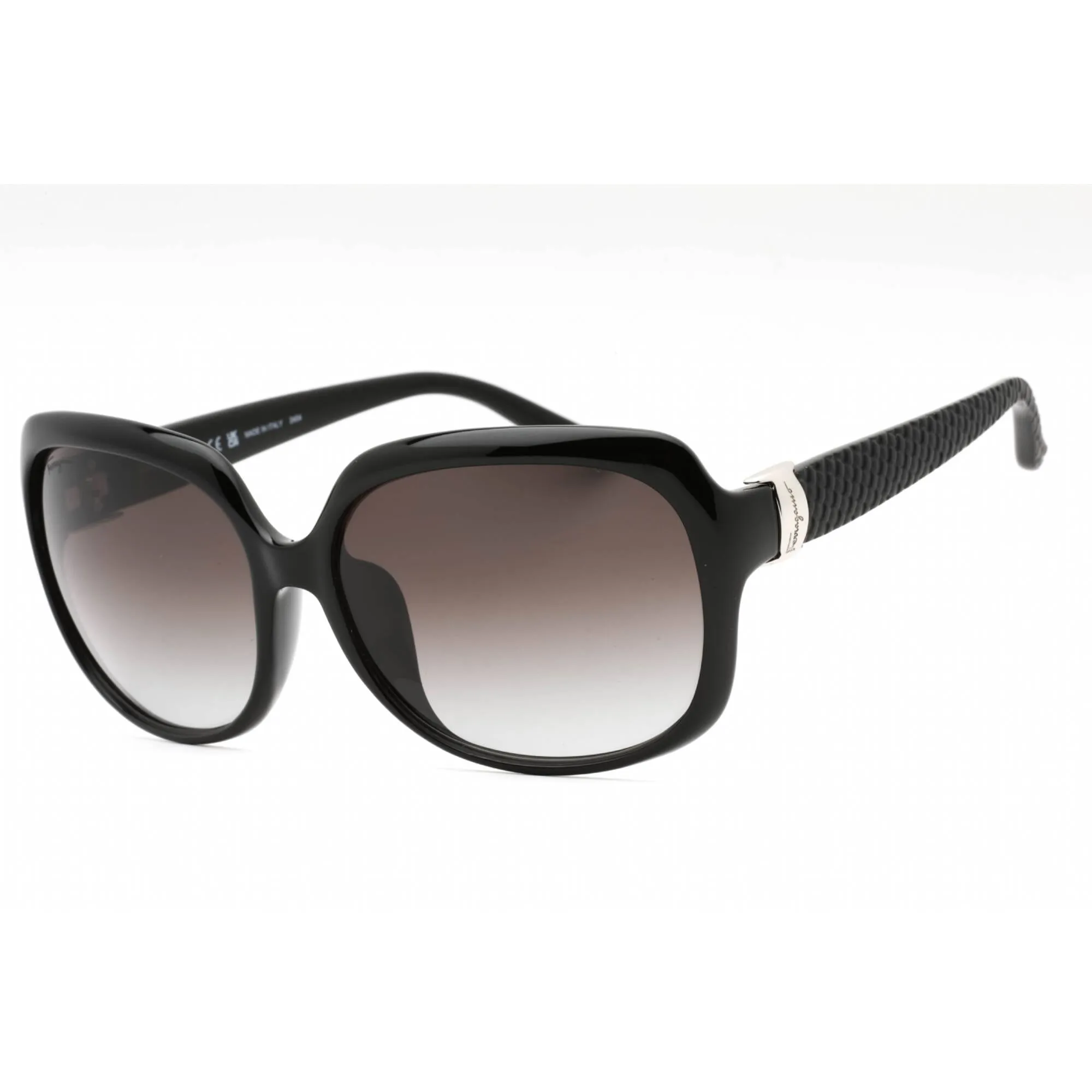 Salvatore Ferragamo Women's Sunglasses - Black Plastic Oversized Frame | SF739SA 001
