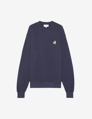 Speedy Fox Patch Comfort Sweatshirt Ink Blue