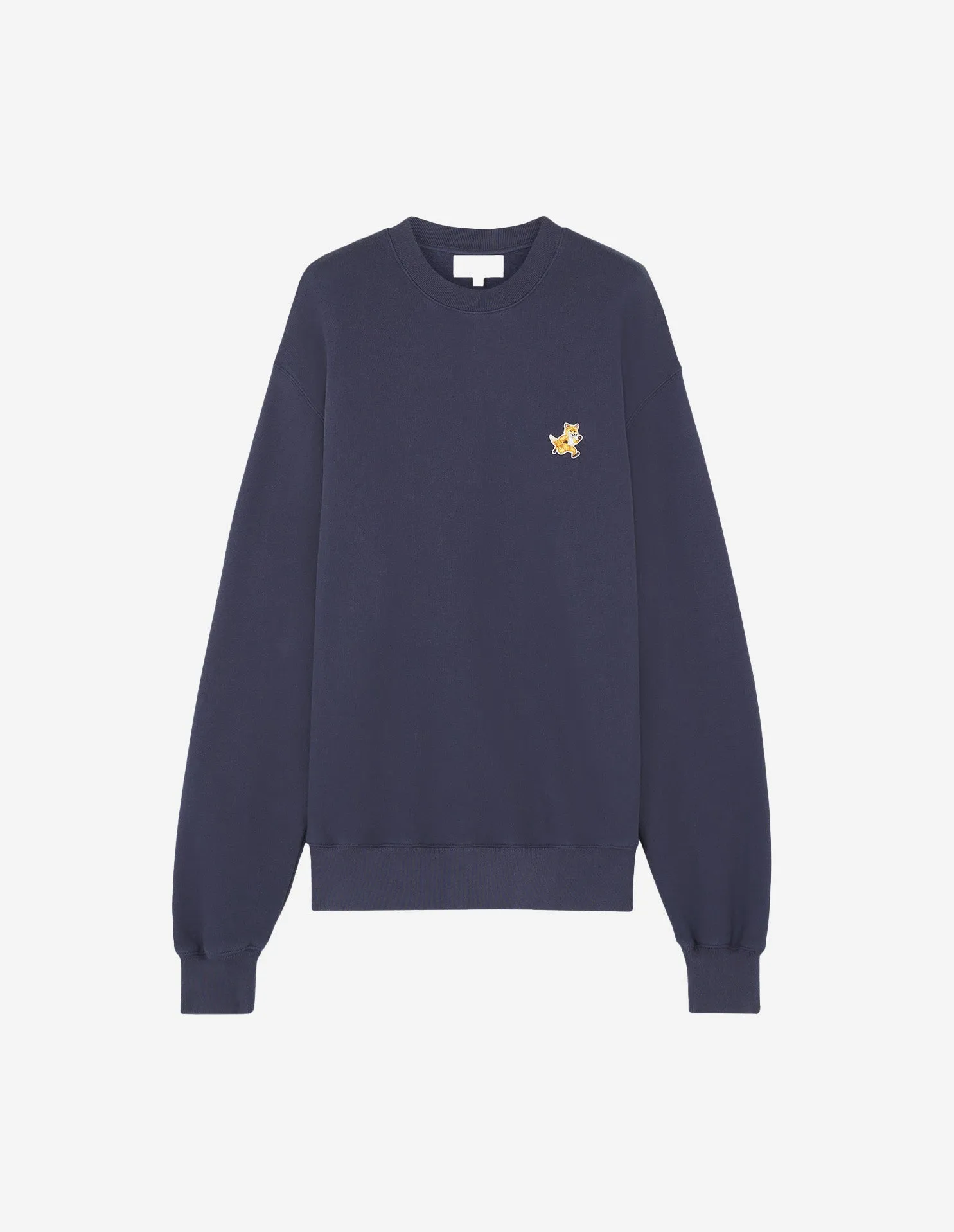 Speedy Fox Patch Comfort Sweatshirt Ink Blue