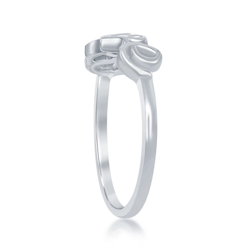 Sterling Silver LOVE Ring - W-9786