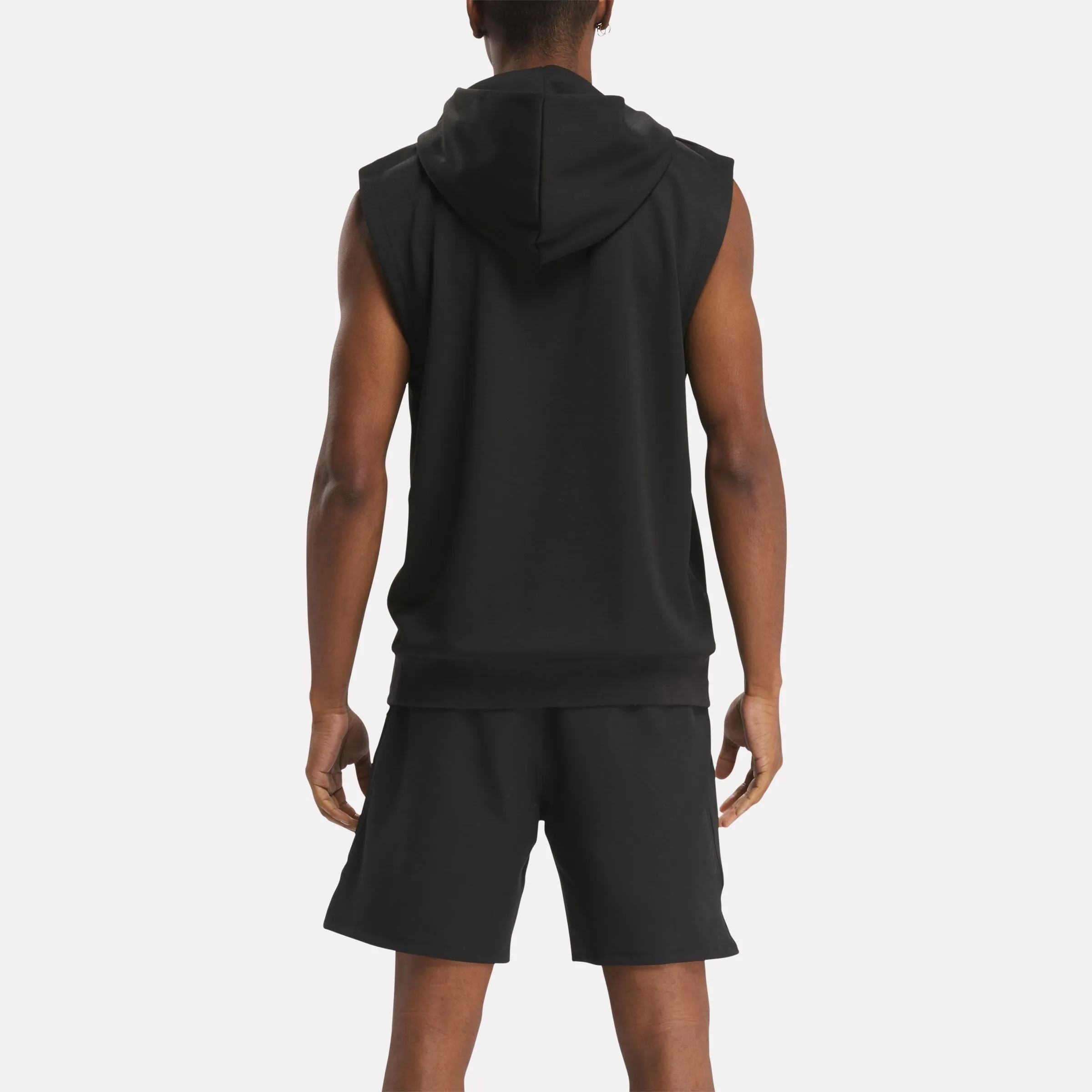Strength Sleeveless Hoodie Black
