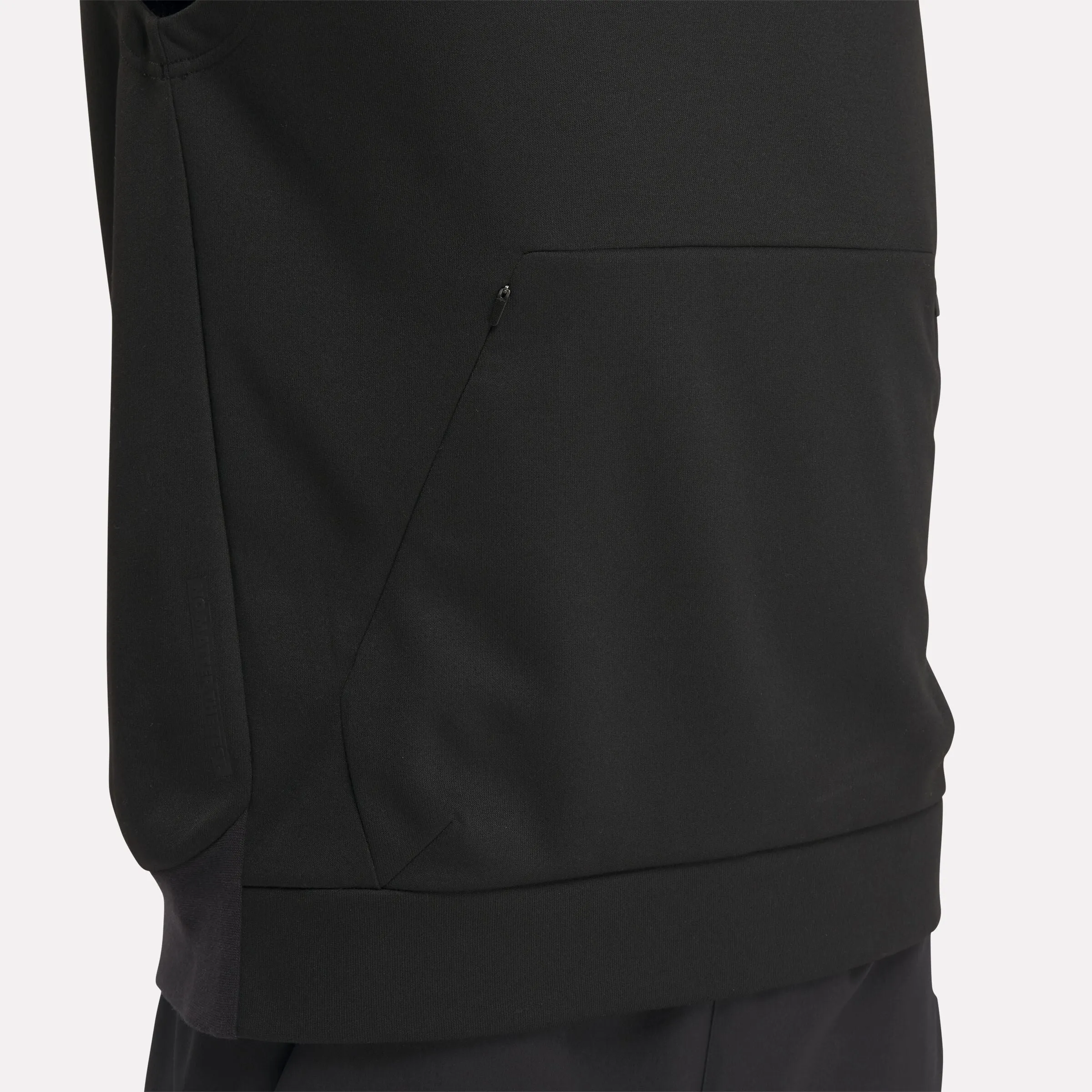 Strength Sleeveless Hoodie Black
