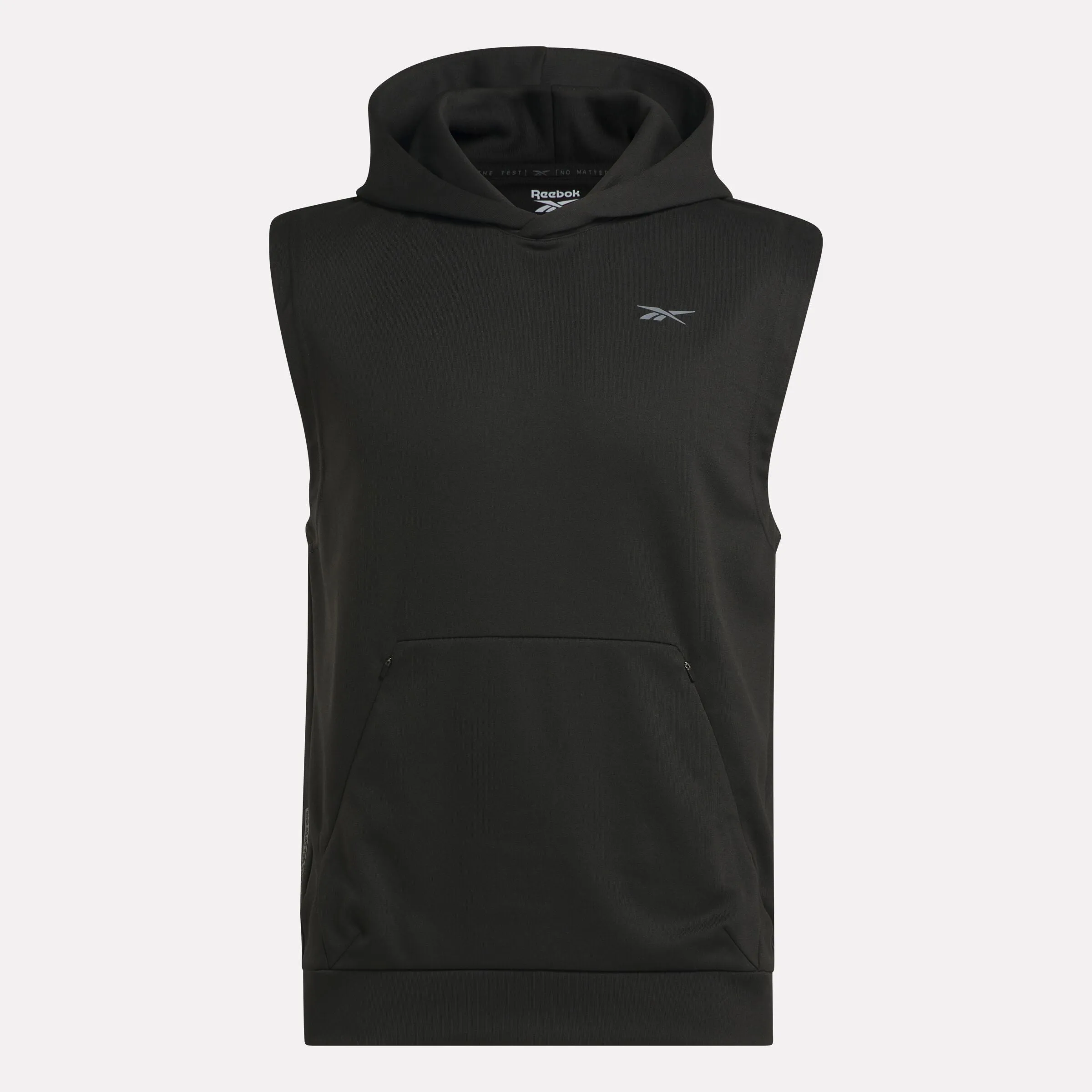 Strength Sleeveless Hoodie Black