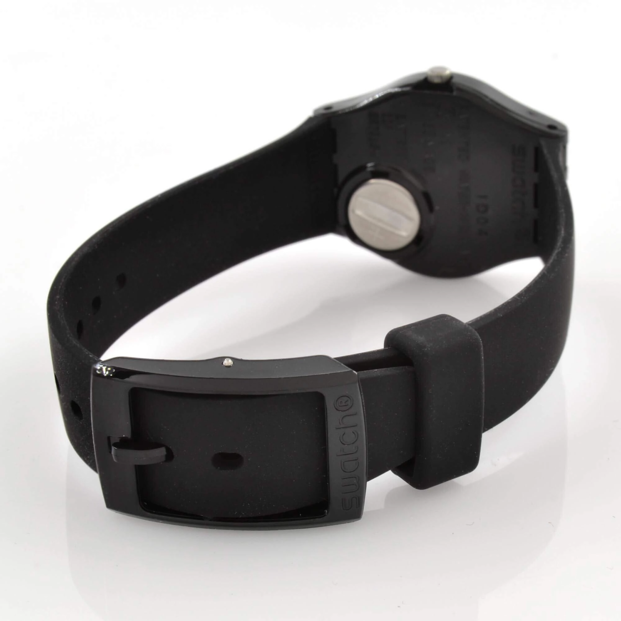 Swatch Women's Watch - New Core Lady Black Single Quartz Silicone Strap | LB170E