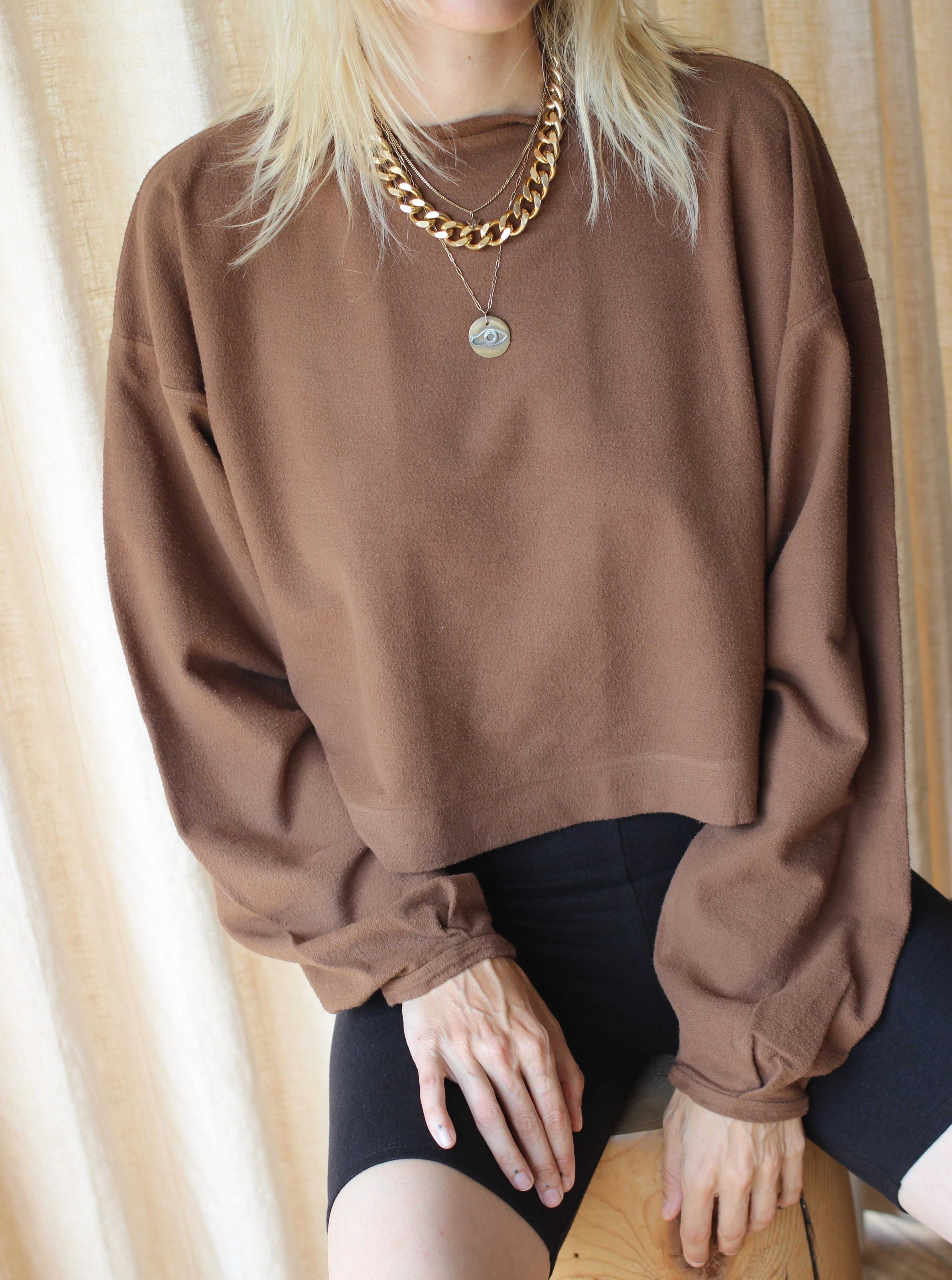 Sweatshirt - Brown