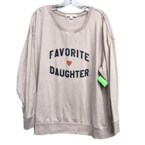 Sweatshirt Crewneck By Favorite Daughter In Brown, Size:2X