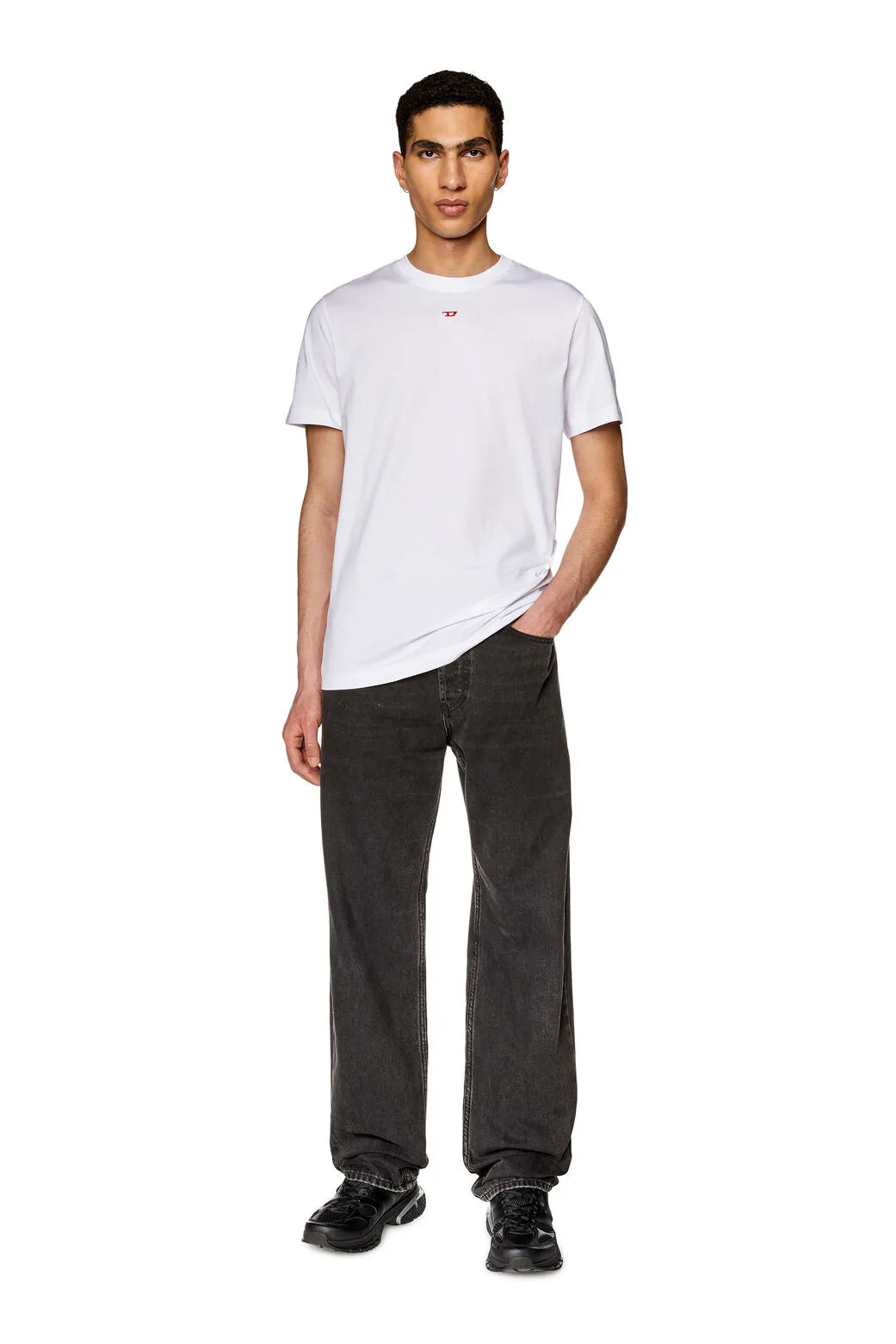 T-Diegor-D T-shirt with D patch White