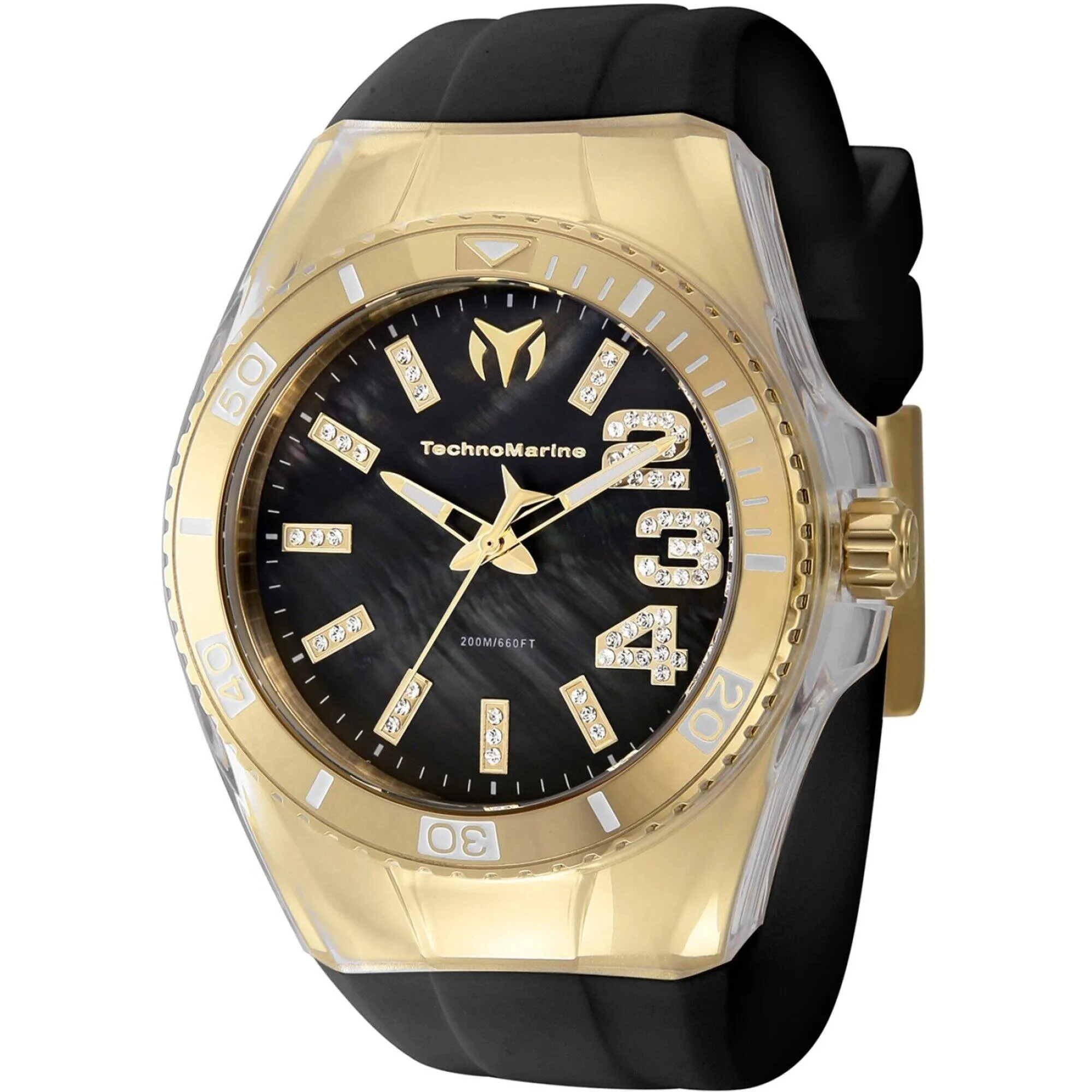 Technomarine Women's Watch - Cruise Monogram Yellow Gold Case MOP Dial | TM-121245